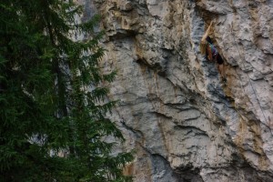 Jen Olson on Kazathon 5.12c          